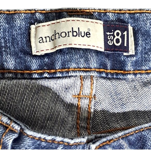 Anchor Blue Womens Bootcut Jeans Size 7 L Cotton Blend Low Rise Y2K - Picture 5 of 10